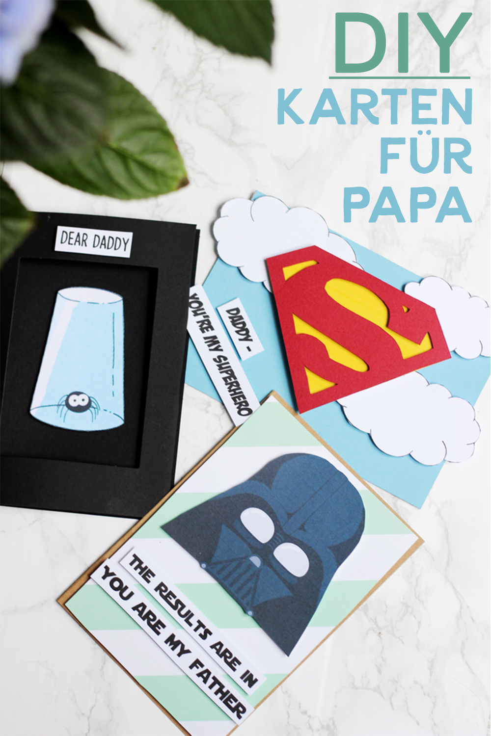 Geschenke Fur Papa Diy Karten Fur Unseren Held