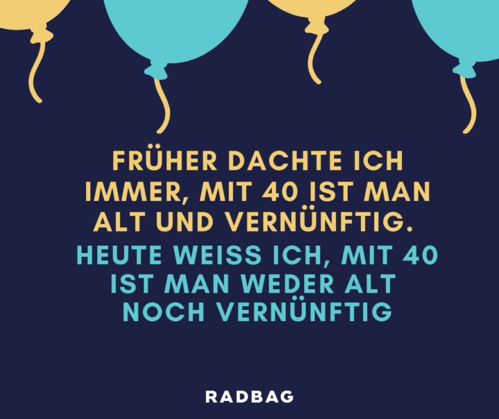 Sprüche zum 40. Geburtstag und die besten Geschenkideen