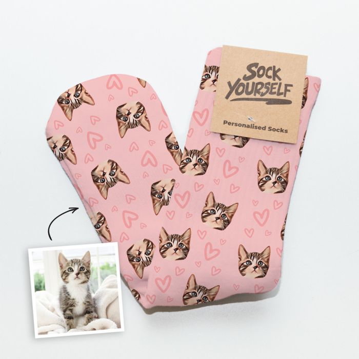 Personalisierbare Socken mit deinem Haustier