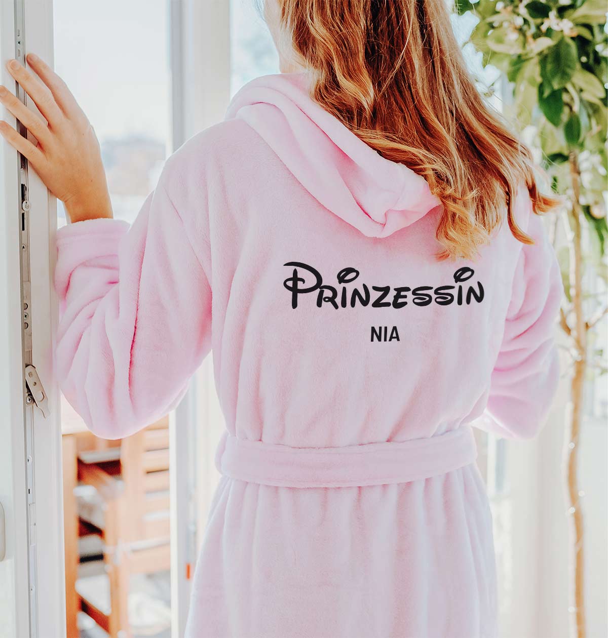 Personalisierbarer Bademantel Prinzessin, Weihnachtsgeschenk, Geburtstagsgeschenk, Geschenke für Frauen, Geschenke für Freundin, Geschenk für Schwester, Geschenk für Mama, Romantische Geschenke, Hochzeitsgeschenk, Geschenk, Geschenkidee