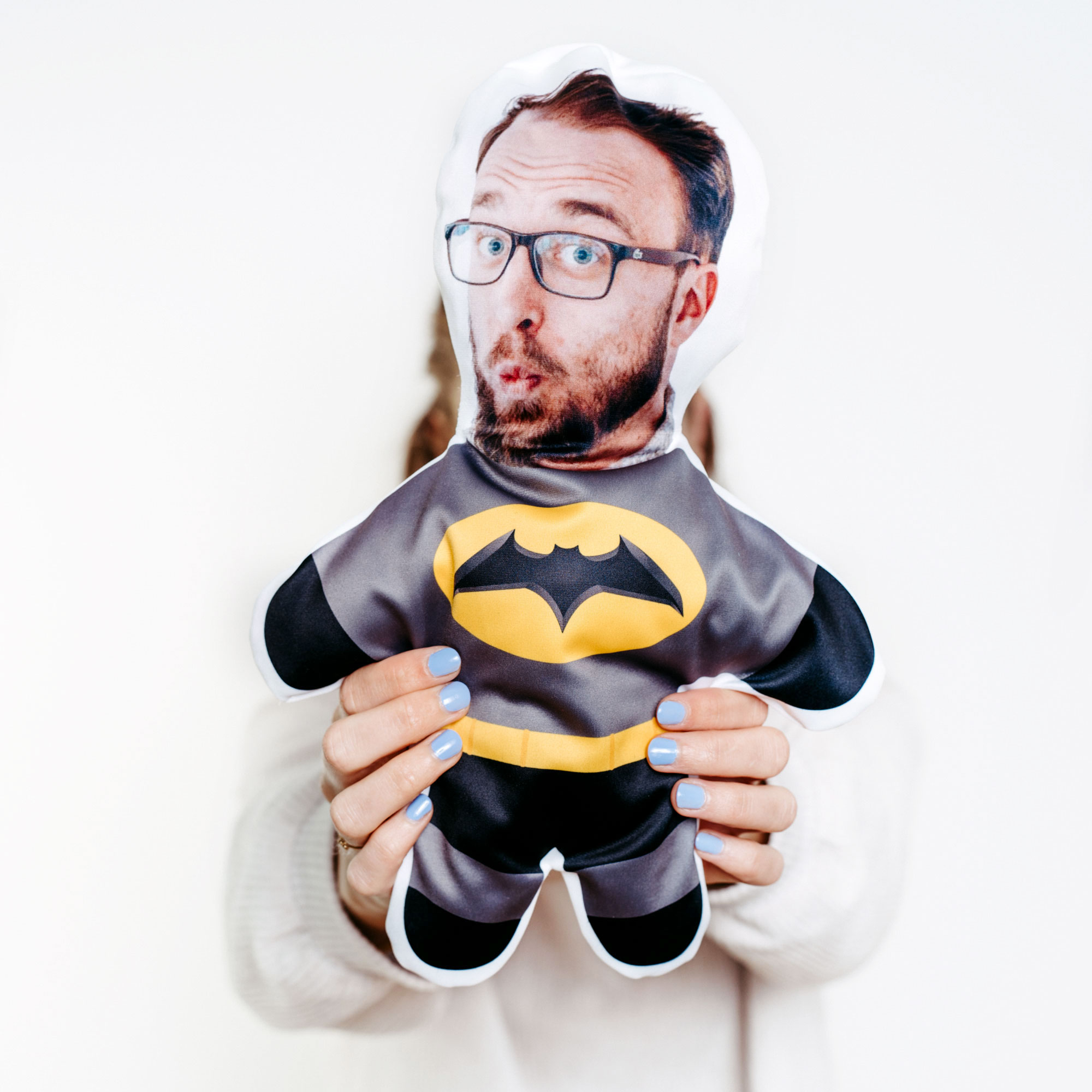 Mini Me Batman, personalisiert, personalisierbar, Valentinstag Geschenk, Fotogeschenk, Geschenk Männer, Geschenk Freund, Geschenk Bruder, Romantische Geschenke, Hochzeitsgeschenk, Geschenk, Geschenkidee