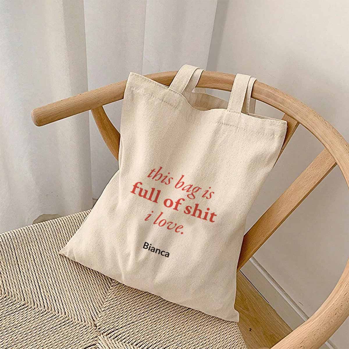 Personalisierbarer Jutebeutel mit Spruch, Geburtstagsgeschenk, Geschenk Frauen, Geschenk Freundin, Geschenk Schwester, Geschenk Mama, Witzige Geschenke, Kleine Geschenke, Geschenk, Geschenkidee