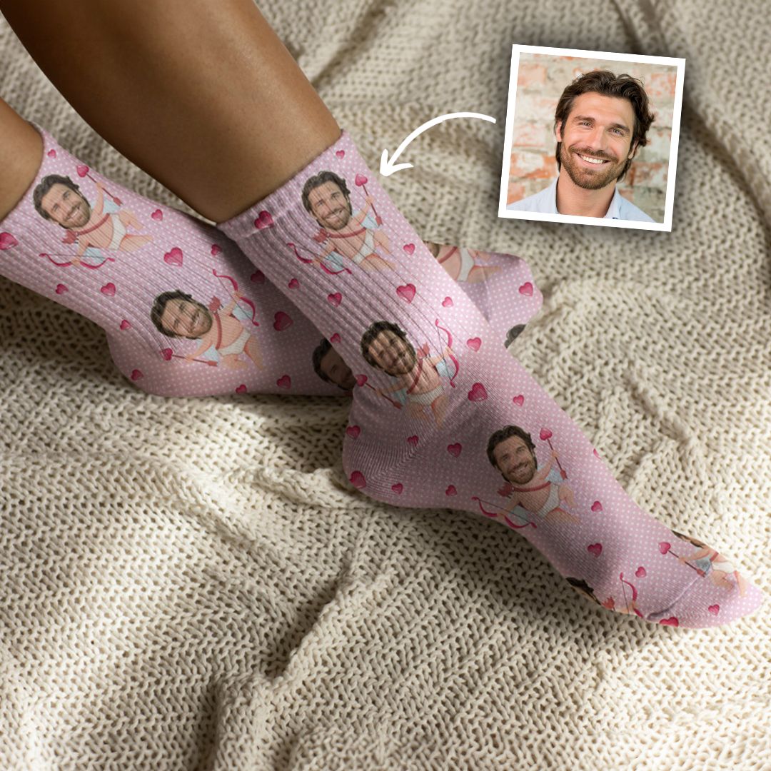 Personalisierbare Socken mit Gesicht und Liebes-Designs, Fotogeschenk, Geburtstagsgeschenk, Geschenk Männer, Geschenk Freund, Geschenk Bruder, Geschenk Frauen, Geschenk Freundin, Geschenk Schwester, Geschenk Mama, Witzige Geschenke, Romantische Geschenke, Hochzeitsgeschenk, Geschenk, Geschenkidee