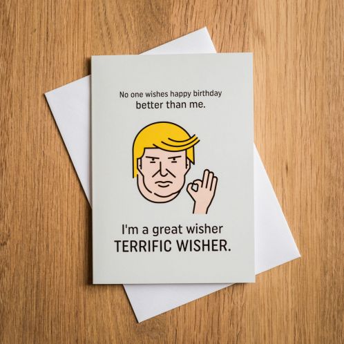 Terrific Trump Geburtstagskarte